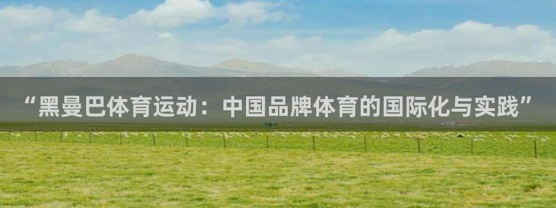 意昂5平台主管：“黑曼巴体育运动：中国品牌体育的国际化与实践”