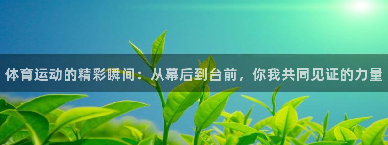 意昂5体育官网注册：体育运动的精彩瞬间：从幕后到台前，你我共同见证的力量