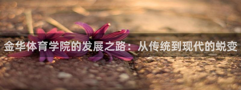 意昂5平台在线开户：金华体育学院的发展之路：从传统到现代的蜕变